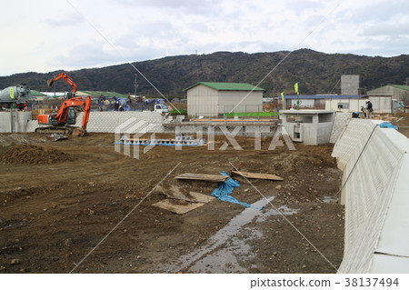 Construction site, reservoir, adjustment pond Construction site, reservoir, adjustment pond 38137494