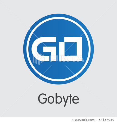 Gobyte Cryptocurrency - Vector Colored Logo. 38137939