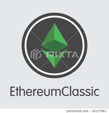 Ethereum Classic - Vector Colored Logo. 38137961