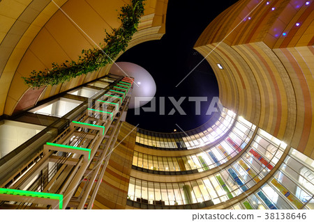 難波公園（夜） 38138646