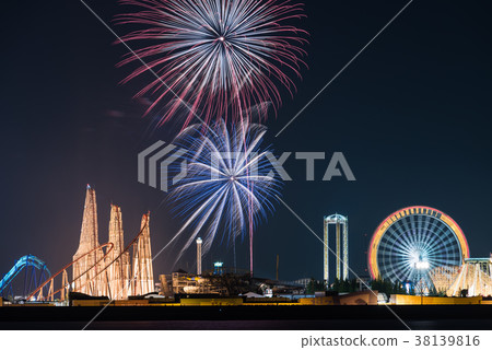 Fireworks display at Nagashima Onsen 38139816