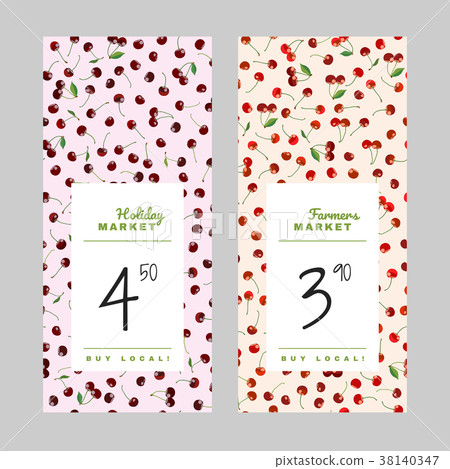Farmers market price tags. Sale design. Copy space Farmers market price tags. Sale design. Copy space 38140347