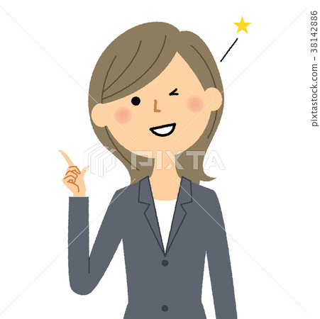 A female finger of a suit 38142886