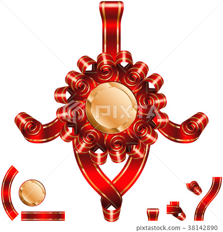 Bow Knot Ribbon Solemnity Set 38142890