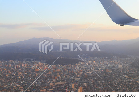 Scenery of Matsuyama City, Ehime Prefecture, as seen from above Scenery of Matsuyama City, Ehime Prefecture, as seen from above 38143106