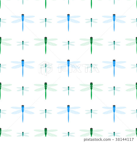 Dragonfly seamless pattern Dragonfly seamless pattern 38144117
