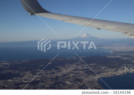 博索半島和東京灣,太平洋富士山 博索半島和東京灣,太平洋富士山 38144196
