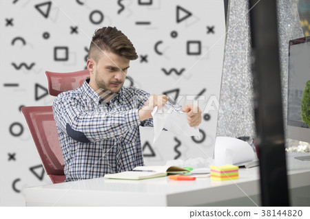 business, people, stress, emotions and fail business, people, stress, emotions and fail 38144820