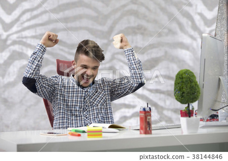 Side profile shot of frustrated young brunet 38144846