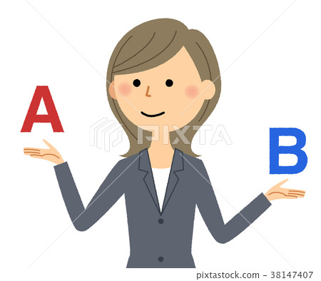 Woman in suit choice Woman in suit choice 38147407