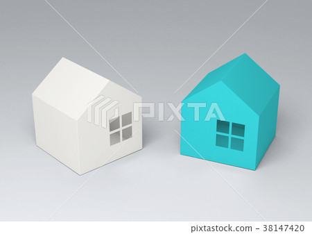 Abstract house 38147420