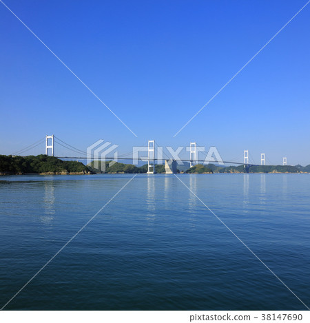 Kurushima Channel Bridge (from Haruna Fishing Port) 38147690