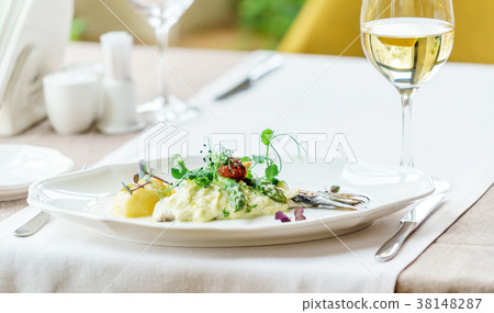 dinner in the italian restaurant dinner in the italian restaurant 38148287