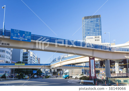 Tokyo Iidabashi Ekimae Iidabashi intersection scenery Tokyo Iidabashi Ekimae Iidabashi intersection scenery 38149066
