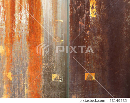 生鏽的鐵牆 38149383
