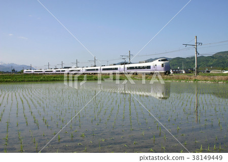 E 351 Super Azusa of Oito Line-May 11, 2005 38149449