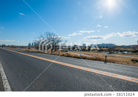 Tokyo Setagaya walk, Tokyo, Setagaya-ku, Noge 2 chome Tama dike street 38151024