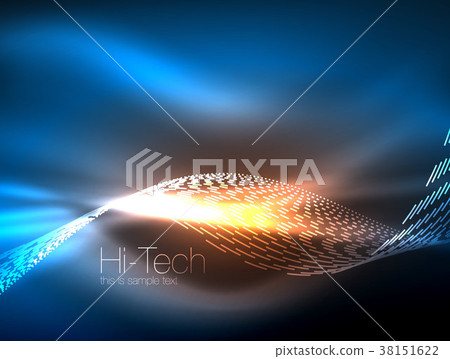 Neon smoke waves Neon smoke waves 38151622