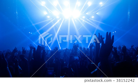 Happy People Dance in Nightclub Party Concert 38152242
