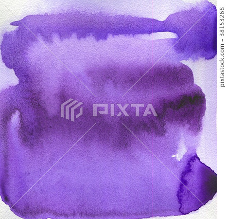 Watercolor Background With Paint Purple Drips Stock Illustration