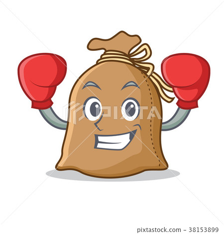 Boxing sack character cartoon style Boxing sack character cartoon style 38153899
