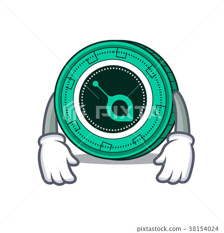 Tired SiaCoin mascot cartoon style 38154024