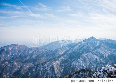 Outlook from Gozaishodake in winter Outlook from Gozaishodake in winter 38154167
