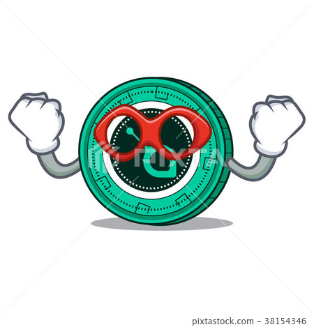 Super hero SiaCoin character cartoon style Super hero SiaCoin character cartoon style 38154346