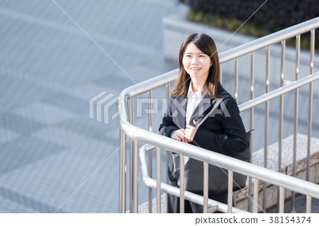 Woman in Recruit Suit Woman in Recruit Suit 38154374