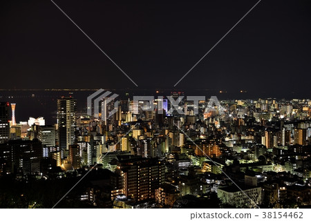 Night view of Kobe Night view of Kobe 38154462
