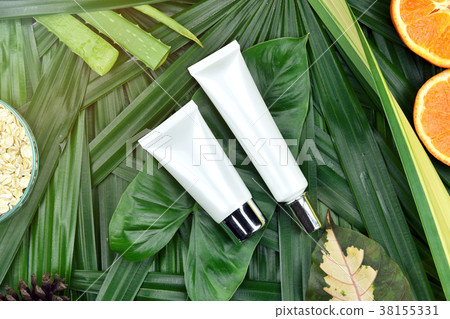 Natural skincare beauty product concept, Cosmetic. Natural skincare beauty product concept, Cosmetic. 38155331