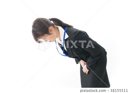 商界女強人鞠躬 商界女強人鞠躬 38155511