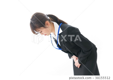 商界女強人鞠躬 商界女強人鞠躬 38155512