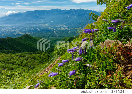 Ebisukyo and the Southern Alps of Yatsugatake Mountain Range, Gongen Standing Line Ebisukyo and the Southern Alps of Yatsugatake Mountain Range, Gongen Standing Line 38158404