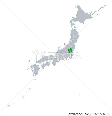 Tochigi prefecture map Japan archipelago 38159705
