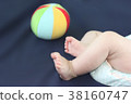 child. concept of childhood. feet 38160747