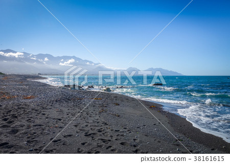 Kaikoura beach, New Zealand Kaikoura beach, New Zealand 38161615