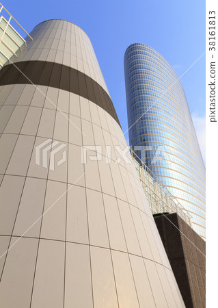 都市風景(東京,品川,夏天) 都市風景(東京,品川,夏天) 38161813