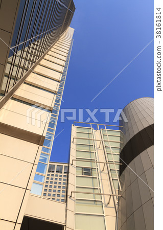 都市風景(東京,品川,夏天) 都市風景(東京,品川,夏天) 38161814