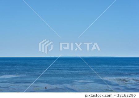 View of Sakhalin Island from Soya Cape Hokkaido View of Sakhalin Island from Soya Cape Hokkaido 38162290