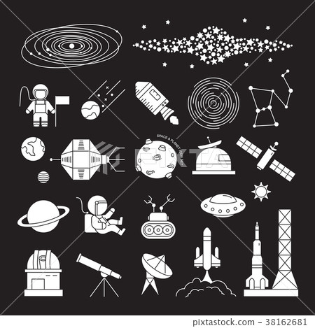 Space Icon set 38162681