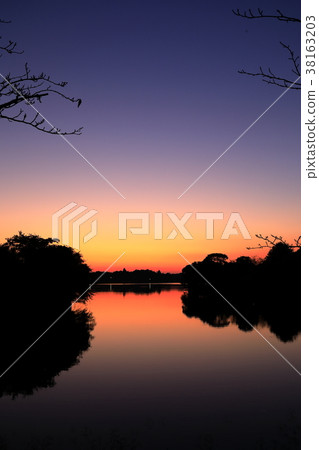 Sunset sky Sunset sky 38163203
