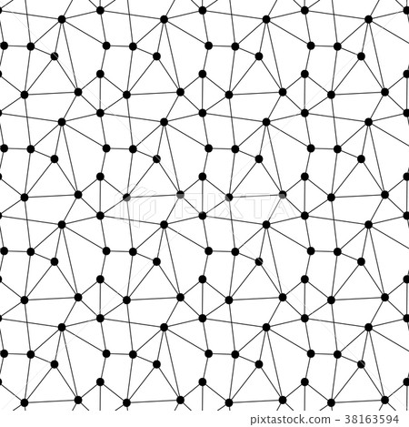Dots and lines seamless pattern Dots and lines seamless pattern 38163594