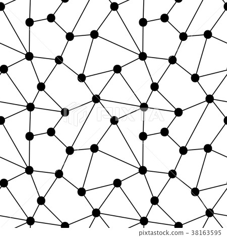 Dots and lines seamless pattern Dots and lines seamless pattern 38163595