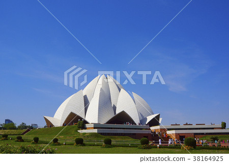 Bahai Lotus Temple. Place of worship for Bahai 38164925