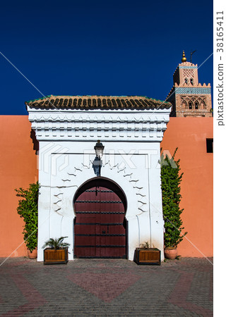 Koutoubia Mosque in Marrakesh,Morocco at sunny day 38165411