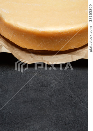Whole round Head of parmesan or parmigiano hard 38165899
