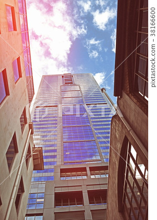 Modern buildings in the city Modern buildings in the city 38166600