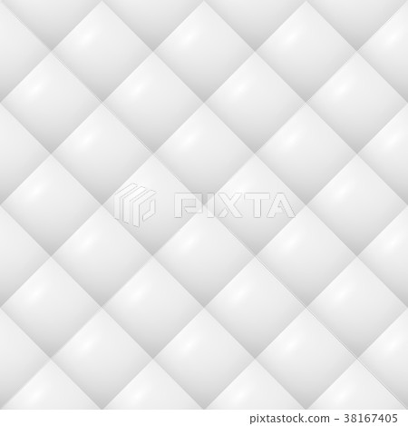 Quilted Pattern Vector. White Soft Neutral Quilted Pattern Vector. White Soft Neutral 38167405