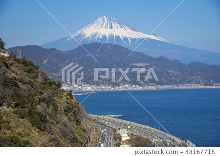 從Sakai觀看駿河灣和富士山 38167718